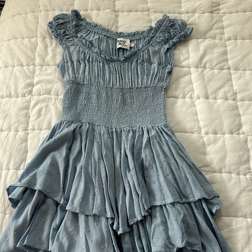 Princess Polly blue romper